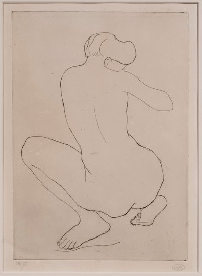 Crouching Woman by Aristide Maillol